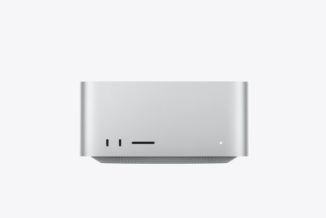 Mac Studio, вид спереди